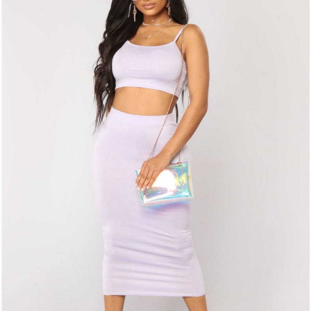 Fashion Nova ladies 2 pc skirt combo